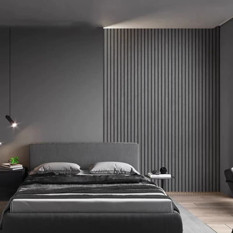 COWINLIFE DECO Manufacturer Gray Waterproof 3D Wood Wallpaper Sticker Peel and Stick Self Adhesive Vinyl Wallpaper for Bedroom 60cm detail 6
