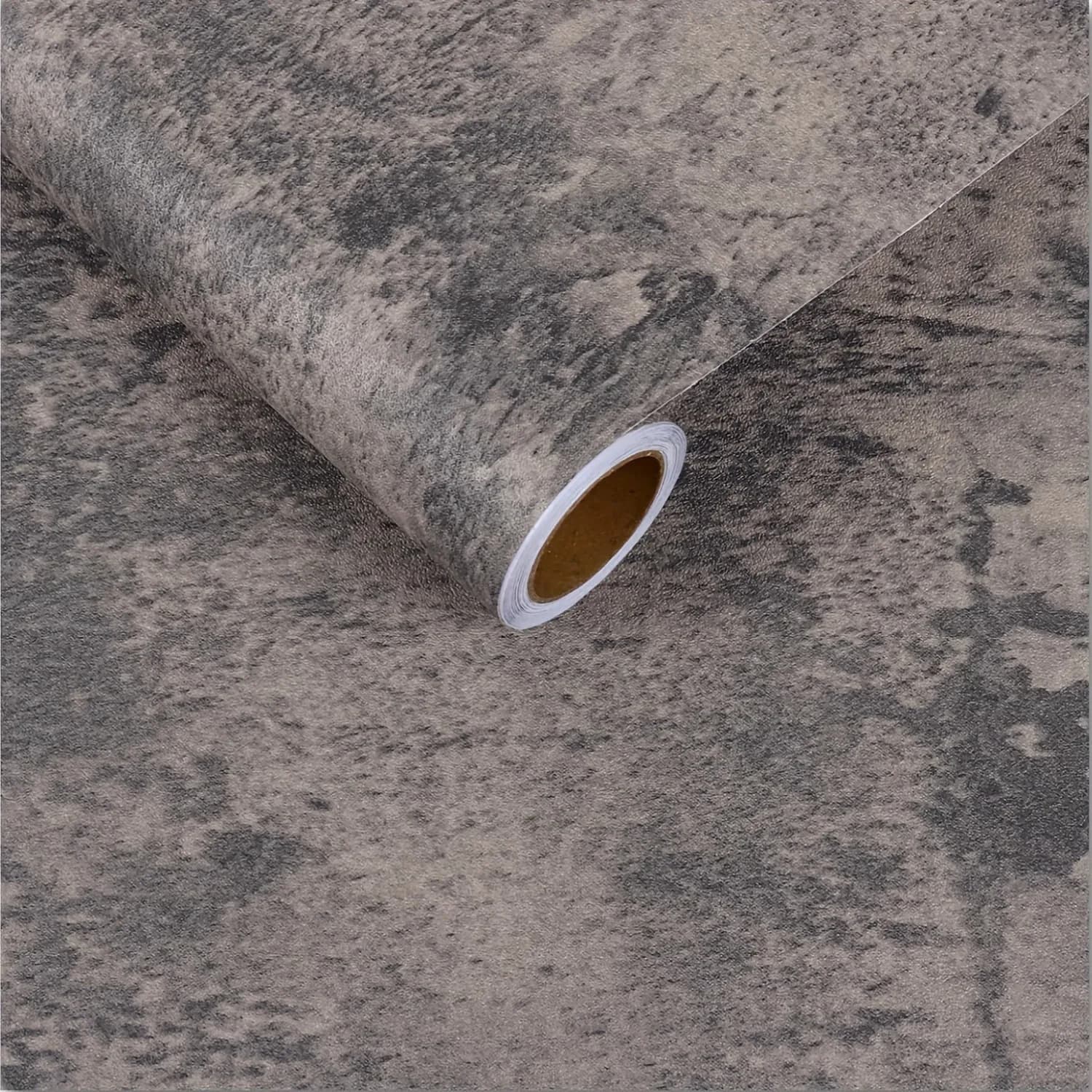 COWINLIFE DECO Gray Peel & Stick Wallpapers Rolls Kitchen Cabinets 3D House Decor Cement Wallpaper for Bedroom Room Decoration Items