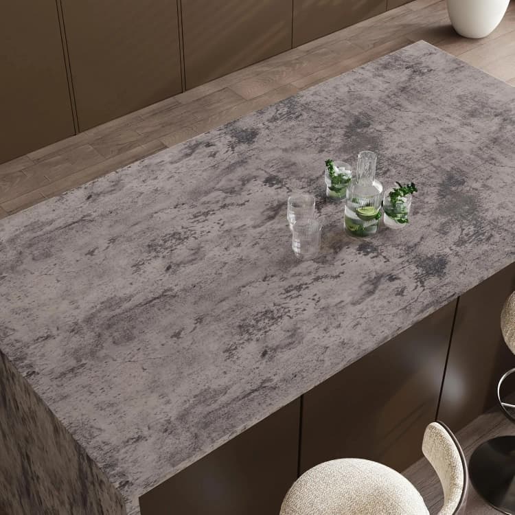 COWINLIFE DECO Gray Peel & Stick Wallpapers Rolls Kitchen Cabinets 3D House Decor Cement Wallpaper for Bedroom Room Decoration Items detail 4