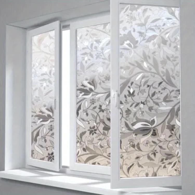 COWINLIFE Hot Matte Frosted Static Cling Window Glass Film Removable Wallpaper Rolls Privacy Glass Sticker for Home Office Car Films detail 6