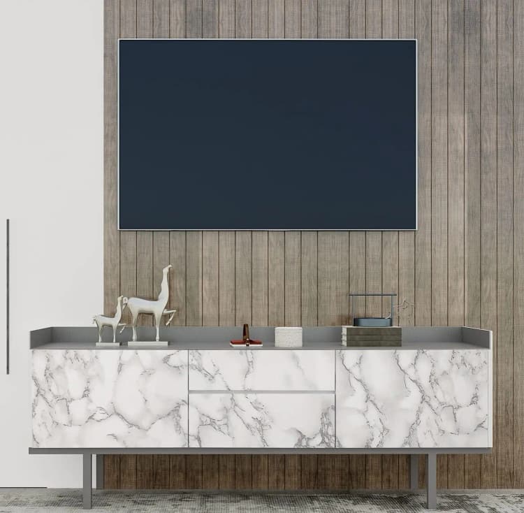 COWINLIFE Modern Vinyl Marble Wallpaper Self Adhesive Marble Sticker PVC Wall Paper Rolls Wall Coating for Home Decor detail 3