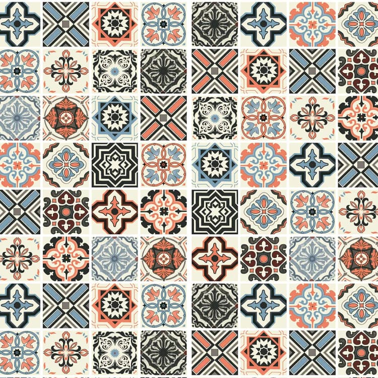 COWINLIFE Wall Tiles Flowers Vinyl Floor Tile Easy Install Kitchen Wrap Waterproof Self Adhesive 3D Wallpaper Roll for Home Decor detail 7