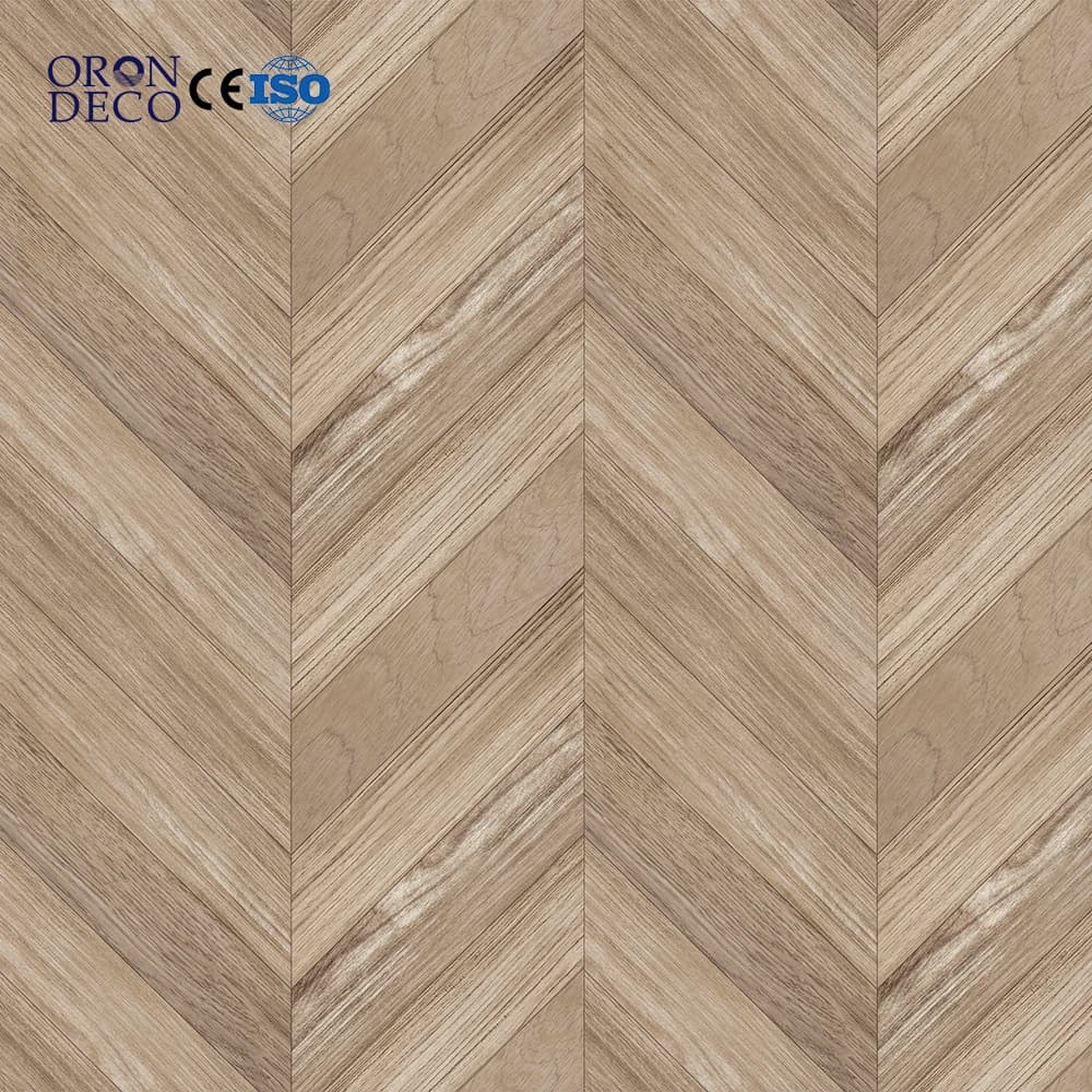 COWINLIFE Luxury Herringbone Wood Flooring Pvc Floor Tiles Self-adhesive Wall Sticker Peel and Stick for Interior Vinyl Flooring Roll