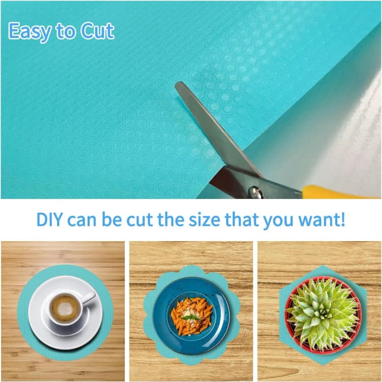 Low MOQ Custom Eco-Friendly Color Safe EVA Anti-Slip Rolls Waterproof Shelf Liner Kitchen Pad Cabinet Drawer Liner Factory Price detail 5