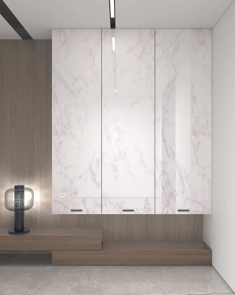Low MOQ White Marble Sticker PVC Self-adhesive Wallpaper 3D Home Decor Tiles Renovation for Kitchen Living Room Wall Stickers detail 5