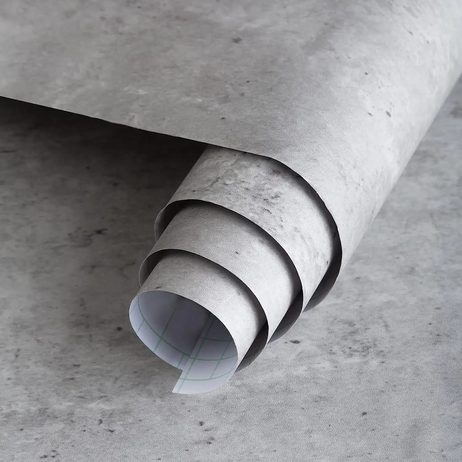 COWINLIFE DECO Thickened Peel and Stick Cement Wallpaper Concrete Waterproof PVC Vinyl Self Adhesive Wallpaper Roll for Living Room