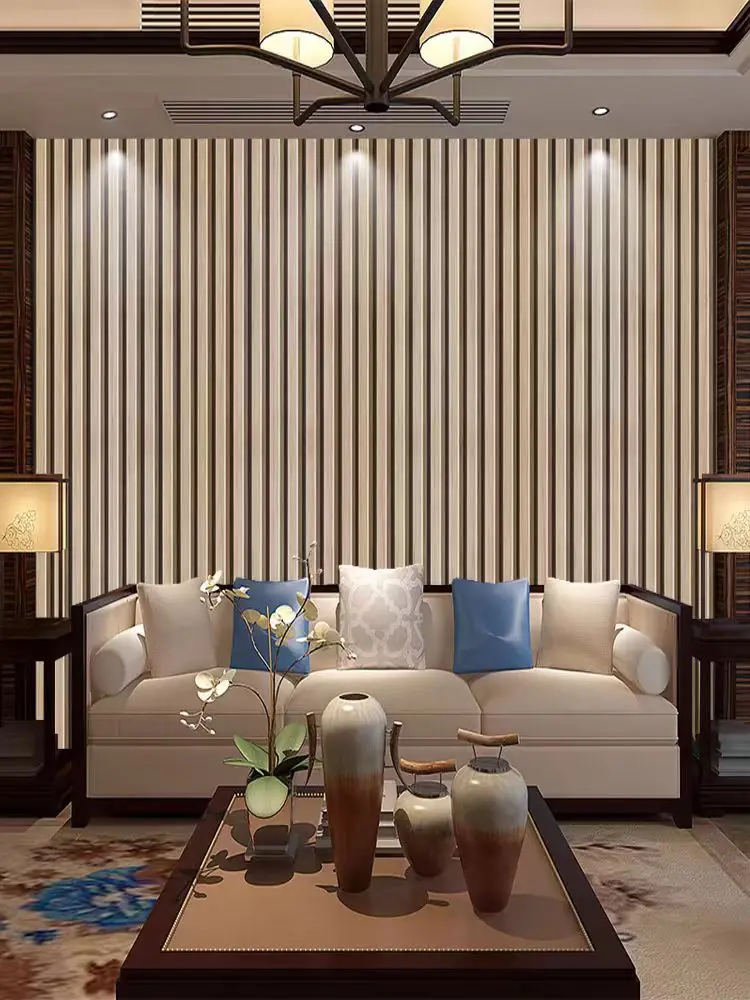 COWINLIFE Factory Outlet 3D Wooden Slat Wallpaper Design Peel and Stick Self Adhesive Vinyl Wall Paper for Wall Bedroom detail 2