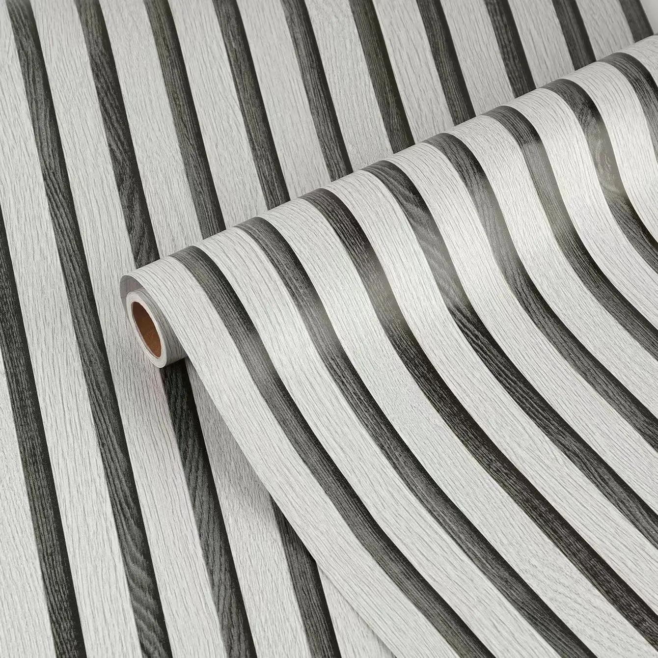 COWINLIFE Hot Selling Wall Paper Peel and Stick Self Adhesive Wall Panel Wooden Cleats Wallpaper Vinyl for Wall Decor