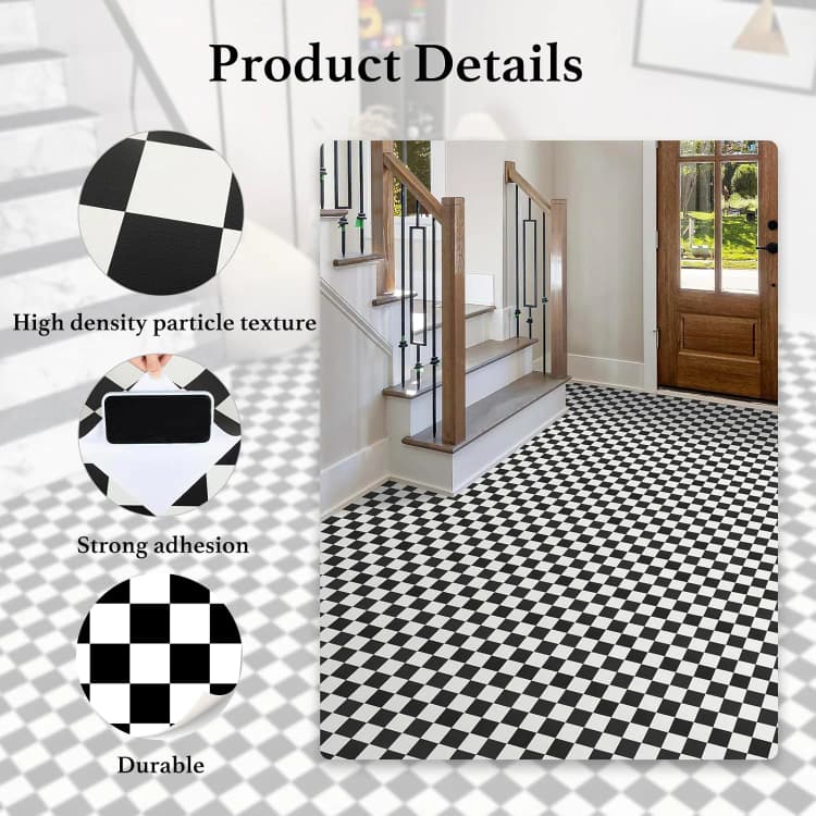 COWINLIFE DECP Low MOQ Peel and Stick Tile Pvc Vinyl Flooring Roll Home Decor Room Decoration Items Luxury Waterproof Vinyl Flooring detail 5