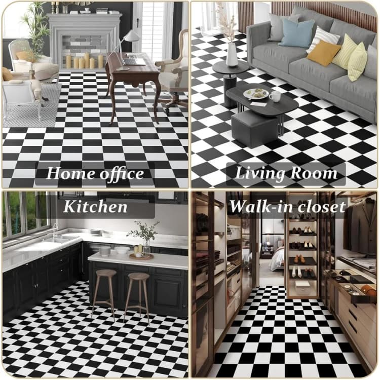 COWINLIFE DECP Low MOQ Peel and Stick Tile Pvc Vinyl Flooring Roll Home Decor Room Decoration Items Luxury Waterproof Vinyl Flooring detail 6