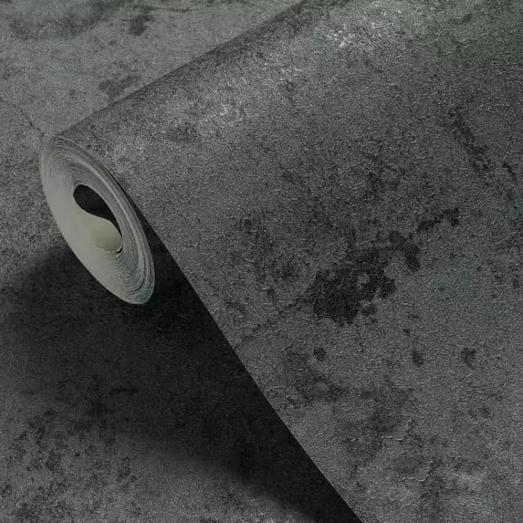 Low MOQ Gray PVC Cement Wallpaper Rolls Self Adhesive Vinyl Wrap Luxury House Decoration Interior Wall Covering 3D Wall Stickers detail 7