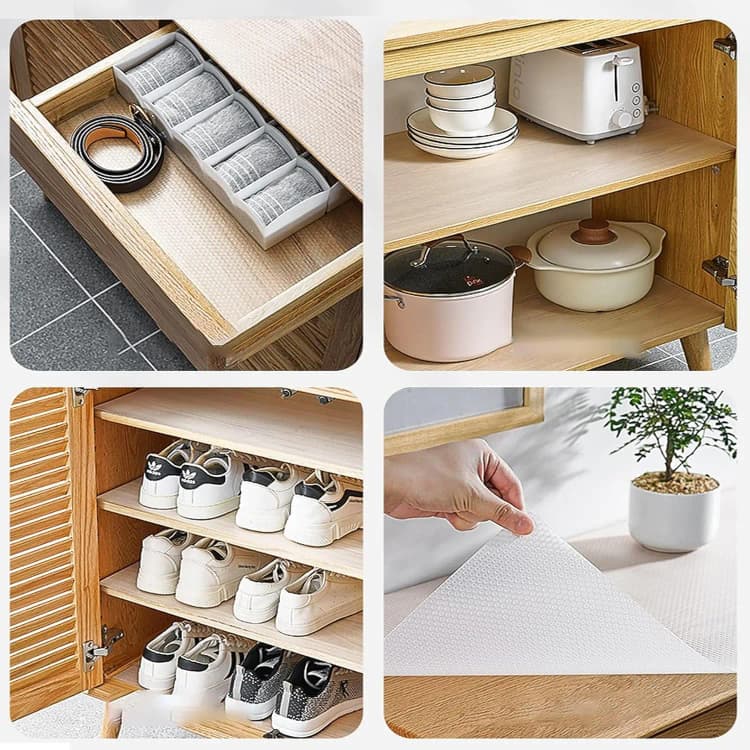 COWINLIFE OEM Factory Wholesale Custom Eco-Friendly EVA Mat Waterproof Refrigerator Liner Kitchen Shelf Liner for Cabinets Fridge Mat detail 6