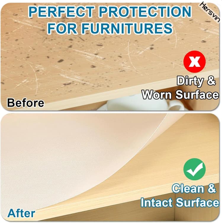 COWINLIFE Eco-Friendly Diamond Texture Shelf Liner Easy to Cut Thin Waterproof Cabinet & Drawer Liner for Kitchen Eva Anti slip Mat detail 4