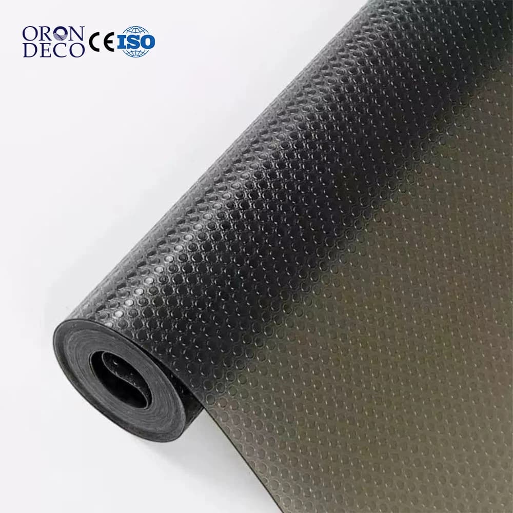 COWINLIFE Thick Black EVA Oil Resistant Mat Multifunctional Eco-Friendly Rectangle Double Sided Anti-Slip Eva Mat for Kitchen Wrap
