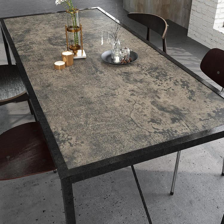 COWINLIFE Gray Wall Decor Concrete Peel and Stick Cement Wallpaper Decorations for Home Waterproof Wall Stickers Kitchen Accessories detail 5