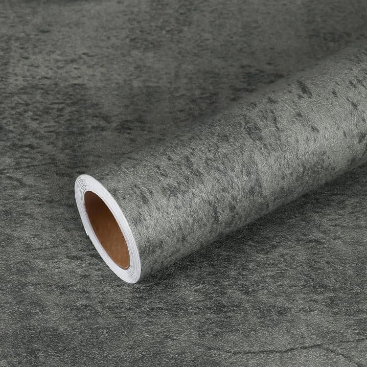 60cm*10m Luxury Concrete Wall Stickers Dark Grey Self Adhesive Cement Wallpaper Rolls for Walls Bathroom Home Decoration Items detail 1
