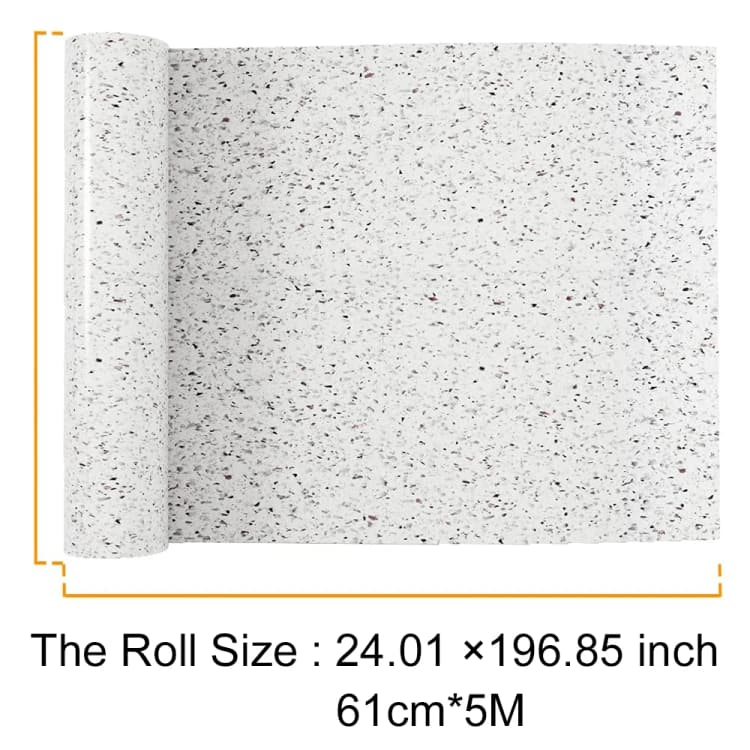 24x197 Inch White Marble Wallpaper 3d Home Wallpaper Roll Coffee Table PVC Peel and Stick Marble Sticker for Kitchen Furniture detail 6