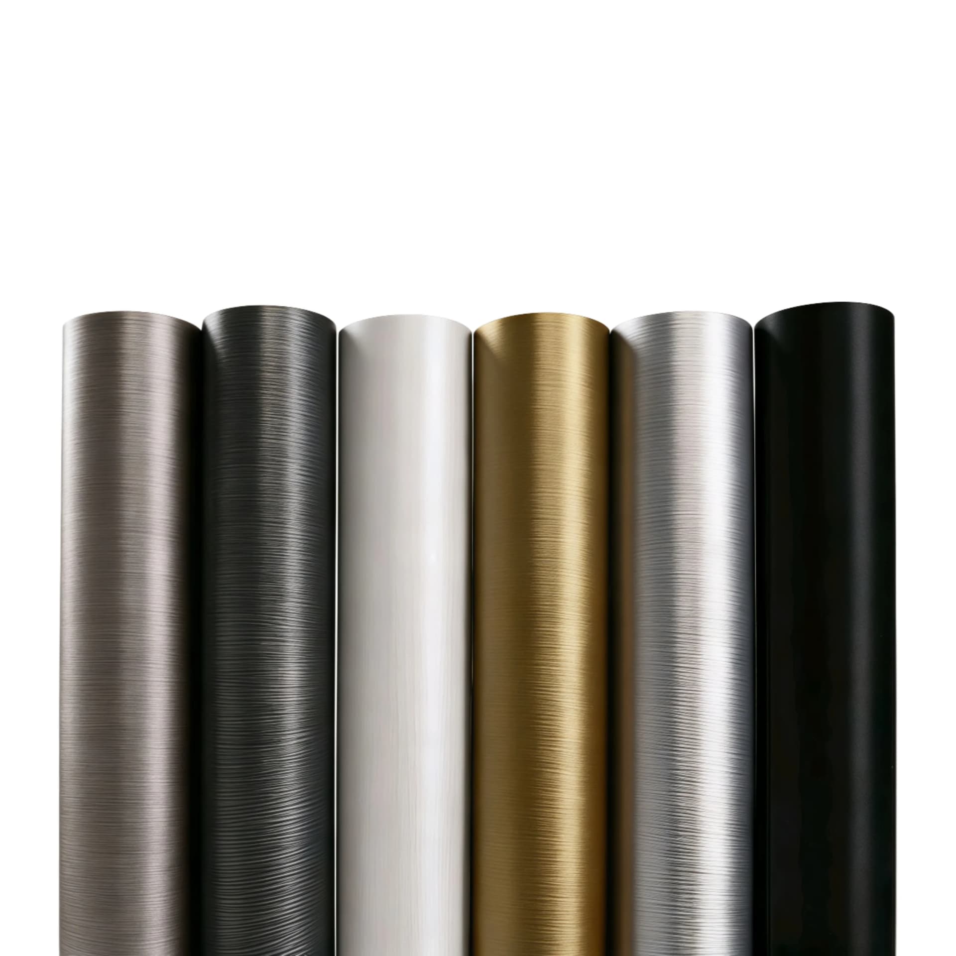 COWINLIFE Brushed Metal Finish Decorative Films Waterproof Pvc Glossy Adhesive Paper Film Peel and Stick Wallpaper Rolls Vinyl Wrap