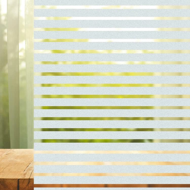 COWINLIFE High Quality Private Protection Vinyl Sticker Decorative Films with Line Matt Finished Frosted Removable Window Glass Film detail 1