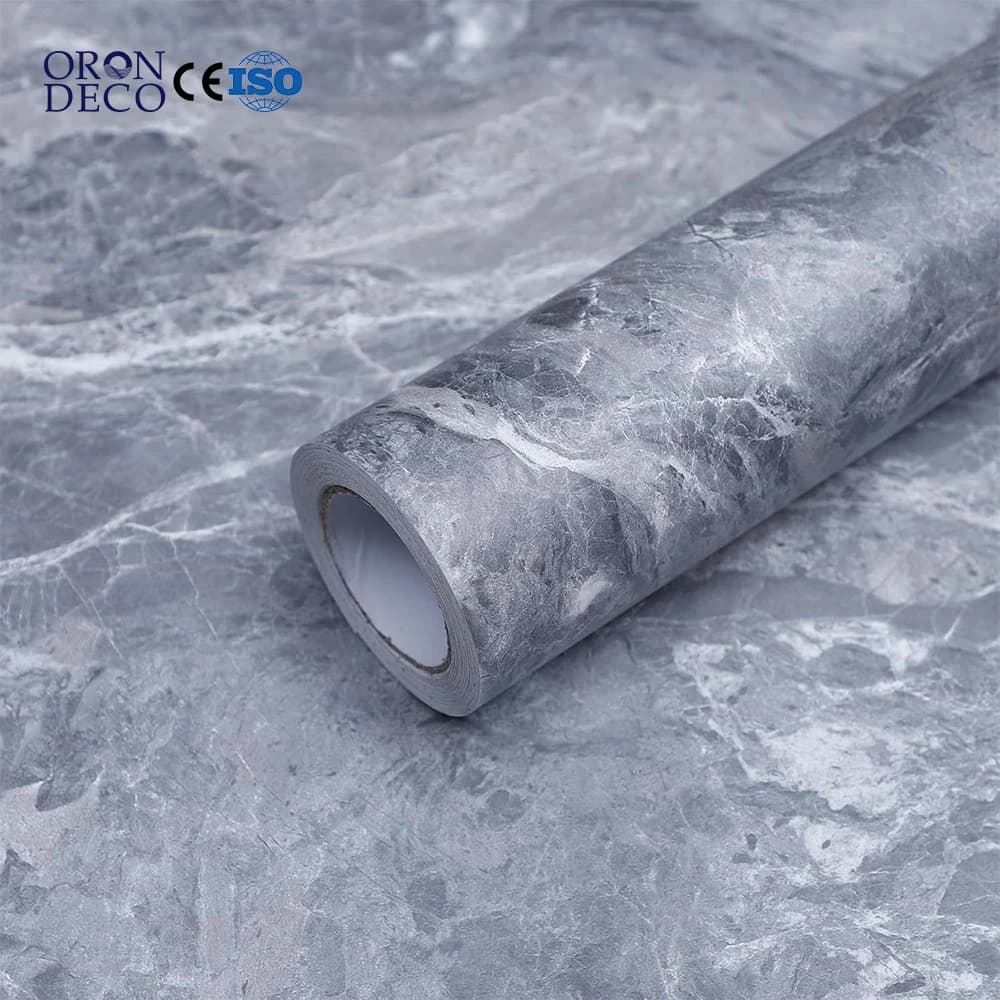 COWINLIFE Mix Dark Grey Concrete Wallpaper PVC Cement Wall Paper 3d Home Wallpaper Rolls for Bedroom Home Decor Room Decoration Items