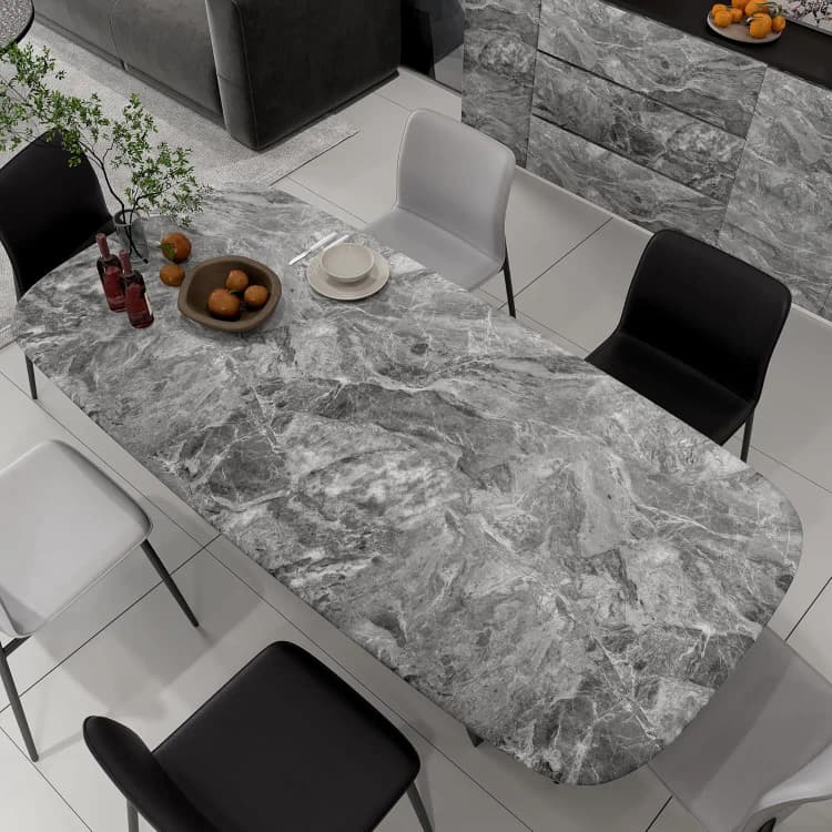 COWINLIFE Mix Dark Grey Concrete Wallpaper PVC Cement Wall Paper 3d Home Wallpaper Rolls for Bedroom Home Decor Room Decoration Items detail 2