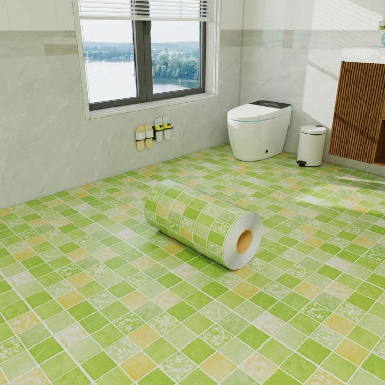 COWINLIFE Vinyl Flooring 3d Home Peel & Stick Wallpaper Rolls Interior Decorations for Home Decor Luxury Wall Stickers Floor Sticker detail 2