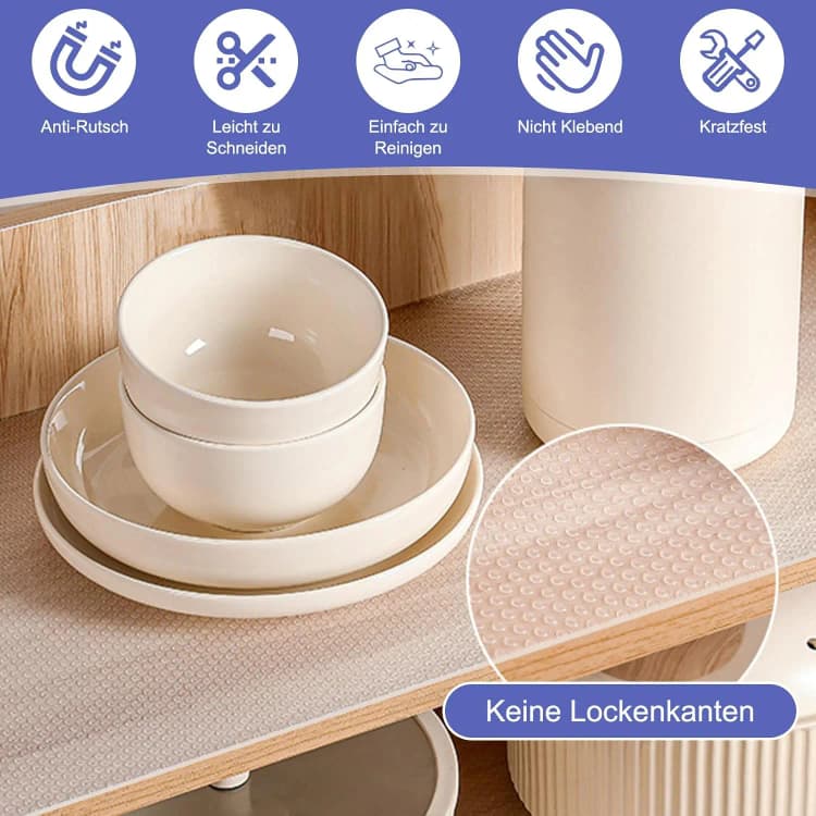 COWINLIFE DECO OEM Waterproof Easy to Install Cut Pvc Eva Anti Slip Mat Eva Shelf Liner for Shelf Liner Kitchen Cabinet Countertops detail 5