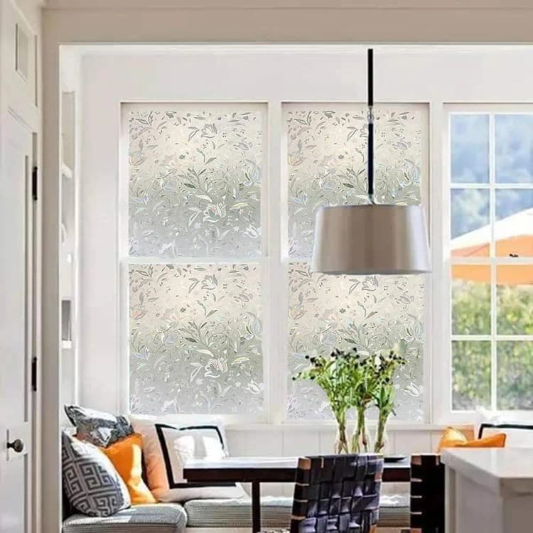 COWINLIFE DECO Wholesale Frosted Sticker Waterproof Privacy Protection Window Glass Film for Bathroom Office Hotel Window Glass Film detail 6