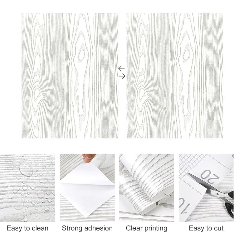 COWINLIFE Modern 3D Gold Wood Grain Modern Pvc Wallpaper Roll Adhesive Paper & Film Home Decoration Interior Countertops Wall Paper detail 6