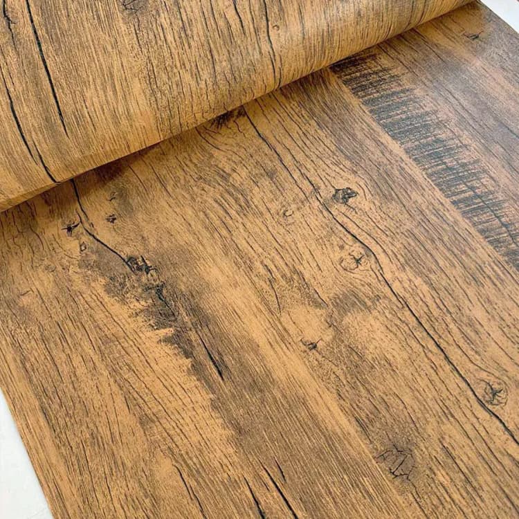 COWINLIFE Low Moq Wood Textured PVC Wallpaper Interior Decoration Luxury Stickers Custom Home Decor for Kitchen Warp 24 X 1967 Inch detail 7