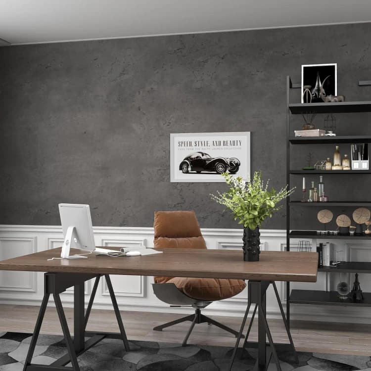 COWINLIFE PVC Wall Covering 3D Peel and Stick Cement Wallpaper Waterproof Vinyl Flooring Self Adhesive Wallpaper for Walls Bedroom detail 3