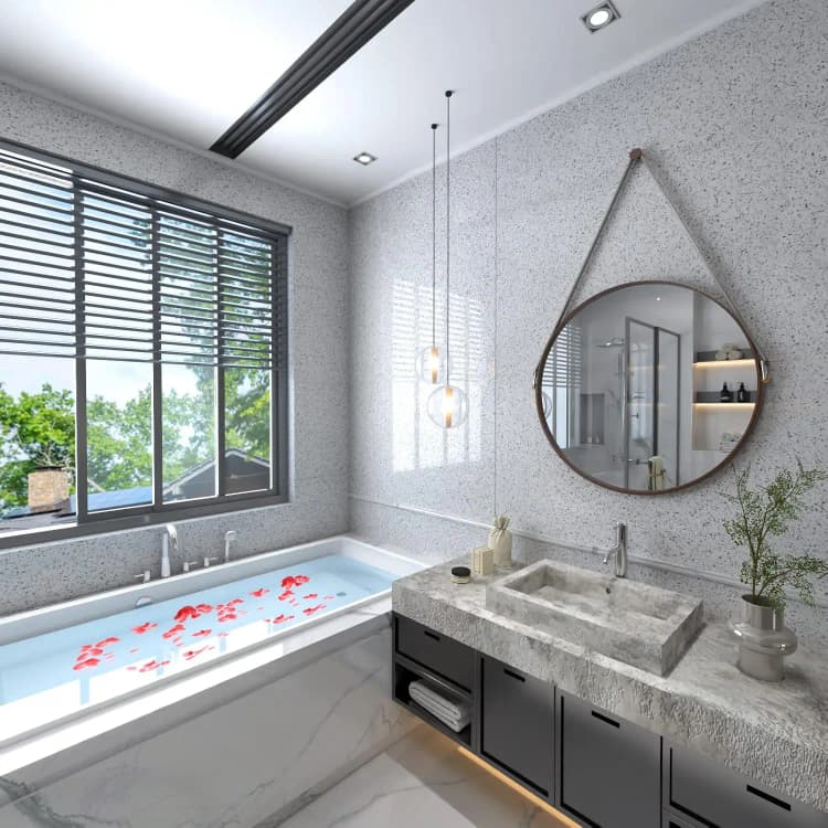COWINLIFE DECO Peel and Stick Wallpaper Rolls Water Resistant Easy Installation Marble Sticker Wall Stickers for Home Decor Luxury detail 3