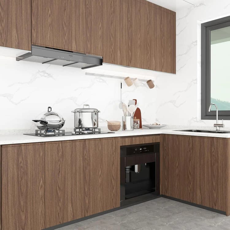 Faetory Price 3d Wood Vinyl Wrap Kitchen Wall Stickers House Decoration Interior Peel & Stick Wallpapers for Home Decor Luxury detail 2