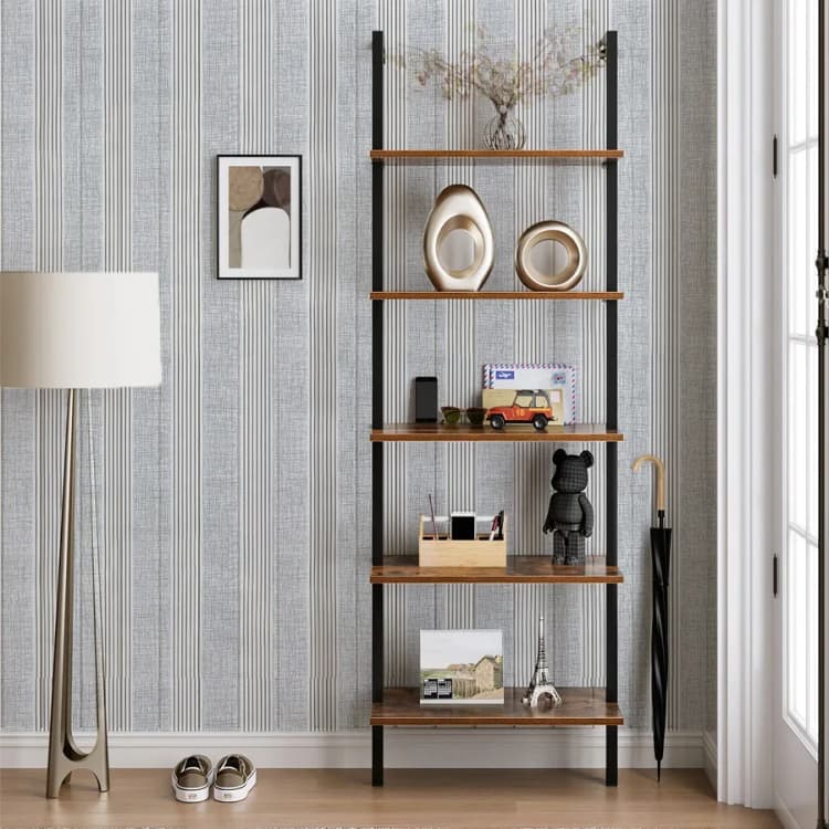 COWINLIFE DECO Waterproof Wall Stickers Stripe Fabric Peel and Stick Wallpaper for Bathroom Wall Linen Wall Paper Vinyl Wall Covering detail 6