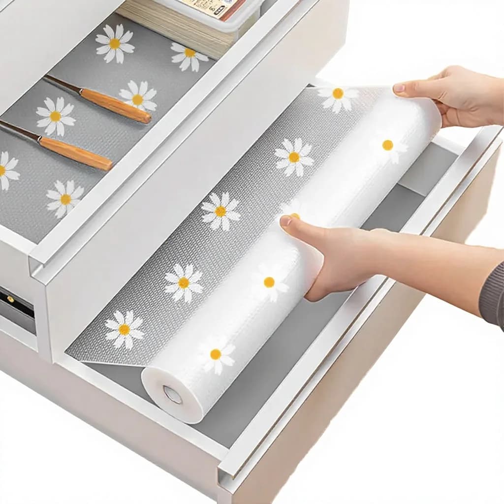 COWINLIFE OEM & ODM Square Refrigerator Drawer Shelf Liner Waterproof Easy to Clean Strong Anti Slip Eva Mat for Cabinet Countertops