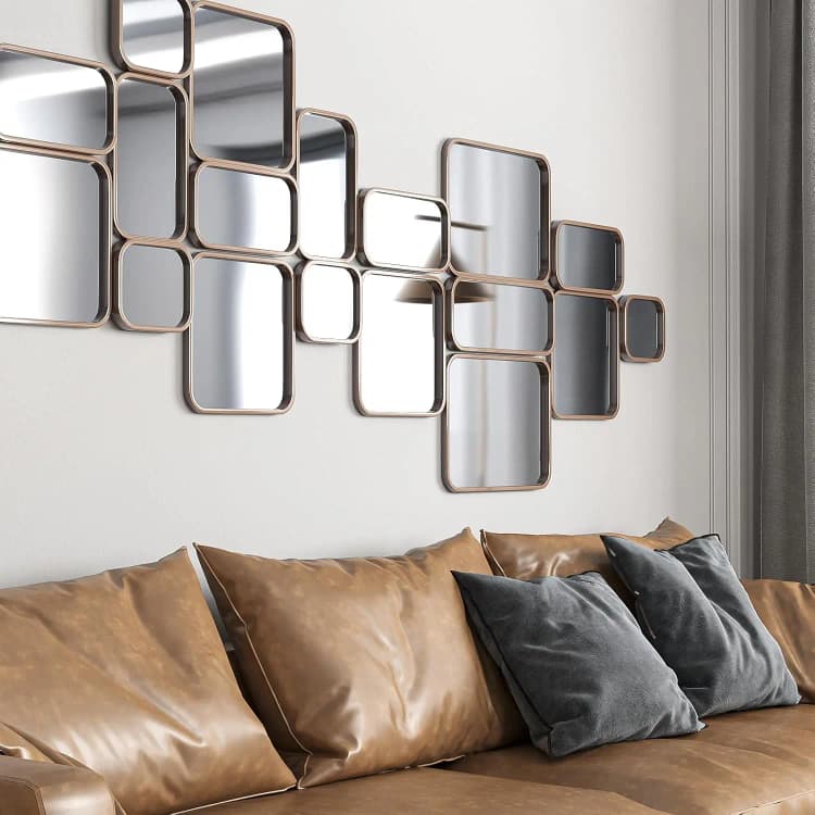High Gloss Furniture Wrap Metallic Contact Paper Silver Mirror Wallpaper Rolls Wall Stickers Cabinet Film Protective Home Decor detail 5