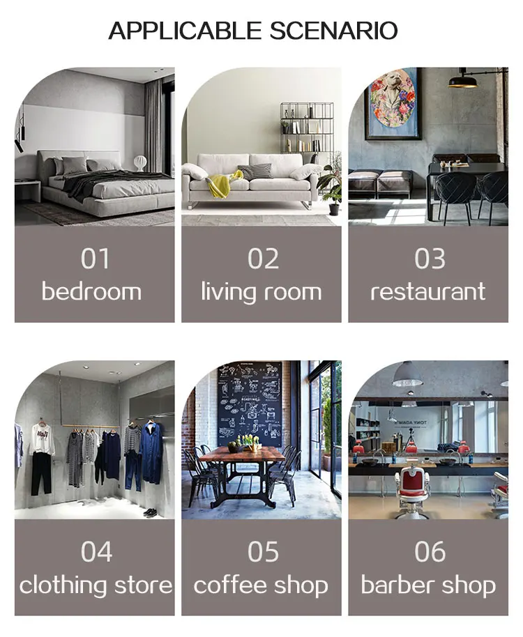 COWINLIFE Waterproof 3D Grey Concrete Self Adhesive Wallpaper Vinyl Cement Peel and Stick Wallpaper Roll for Room Decoration Items detail 5