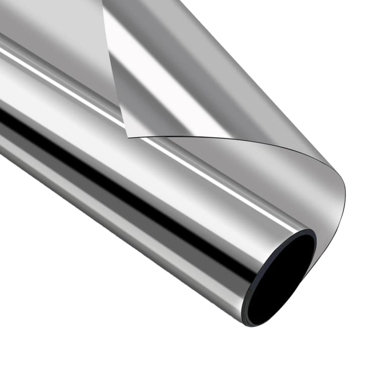 COWINLIFE DECO Silver Metallic Steel Self-Adhesive Sticker Waterproof Vinyl Wrap Renovation Adhesive Paper & Film Wallpaper Rolls detail 1