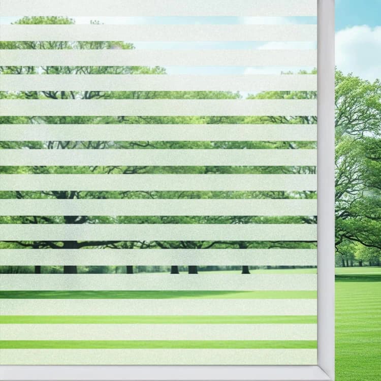 COWINLIFE DECO Window Tint Peel and Stick Pvc Wallpaper Glass Wall Cabinet Door Adhesive Paper & Film Privacy Glass Film for Office detail 1