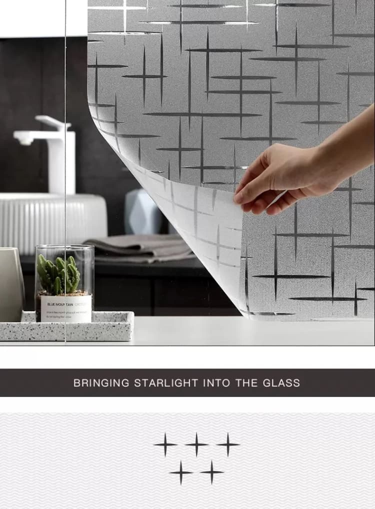 COWINLIFE DECO Window Film Decorative Films Room Decoration Items Vinyl Wrap Window Tint Peel and Stick Wallpaper Window Glass Film detail 5