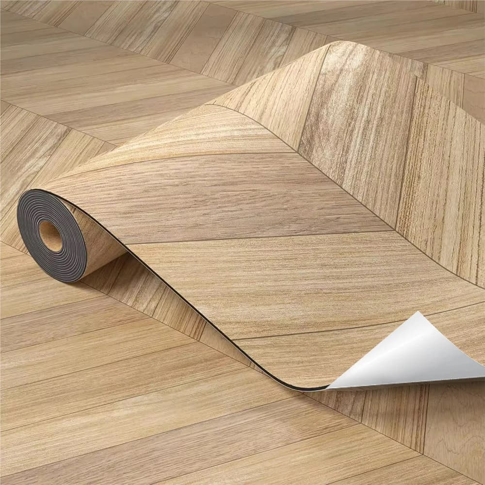 COWINLIFE DECO PVC Plastic Flooring Stickers Decorations Home Wall Paper Floors Tiles for Home Decor Luxury Interior Vinyl Flooring