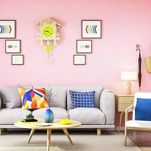 3d Silk Pink  Removable Home Decor Peel and Stick PVC Wallpaper Self Adhesive Wallpaper for Bedroom Wall Sticker Wall Covering detail 6