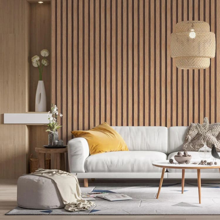 COWINLIFE Wood Grille Wholesale PVC Wallpaper Self-Adhesive Waterproof Vinyl Peel & Stick Wallpapers Wall Stickers for Home Decor detail 5
