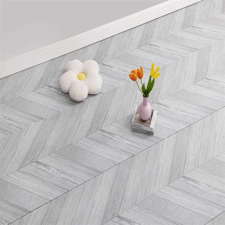 COWINLIFE DECO Vinyl Flooring Roll Waterproof Wooden Floor Wear Resistant Self-Adhesive Peel and Stick Home Decor PVC Floor Sticker detail 5