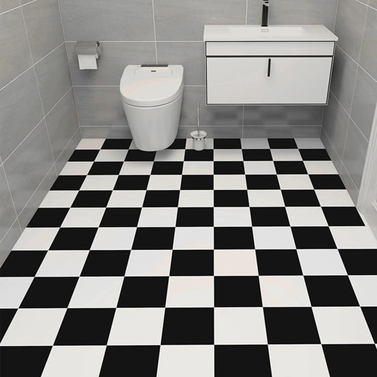 COWINLIFE DECO Wholesale Price Pvc Waterproof Floors Tiles Stickers Non Woven Plastic Flooring for Home Decor Luxury 24X196.9 Inch detail 2