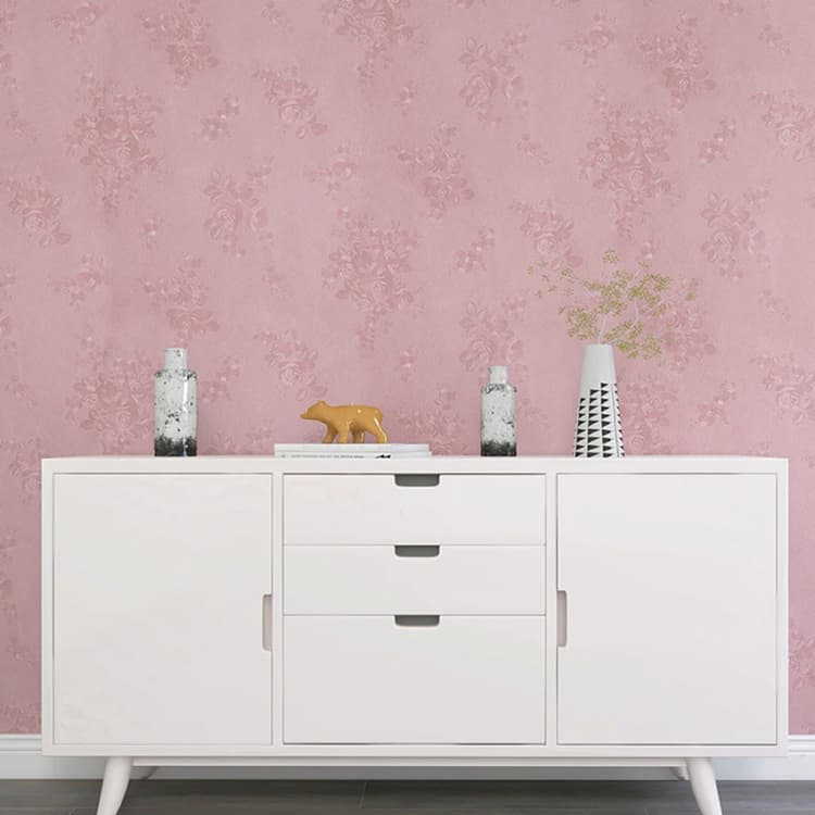 COWINLIFE DECO Wholesale Modern Embossed Floral Roses Wall Covering 3d Stickers Waterproof Self Adhesive Wallpaper for Home Decor detail 4