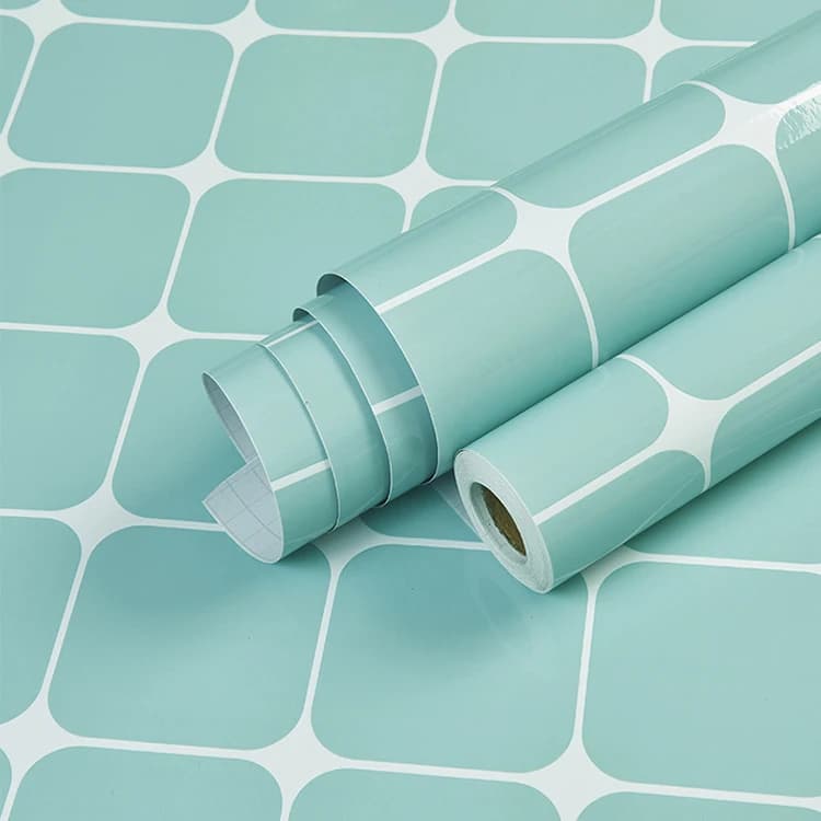 Mobile House Decor Kitchen Cabinet Protection Film Removable Vinyl Pvc Self Adhesive Water Proof Wallpaper Roll for Bathrooms
