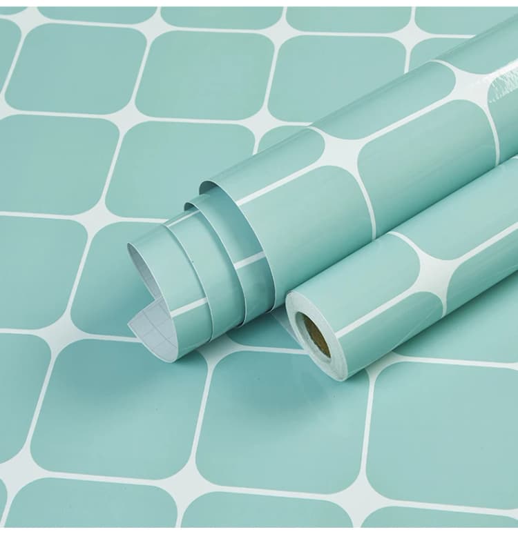 Mobile House Decor Kitchen Cabinet Protection Film Removable Vinyl Pvc Self Adhesive Water Proof Wallpaper Roll for Bathrooms detail 8
