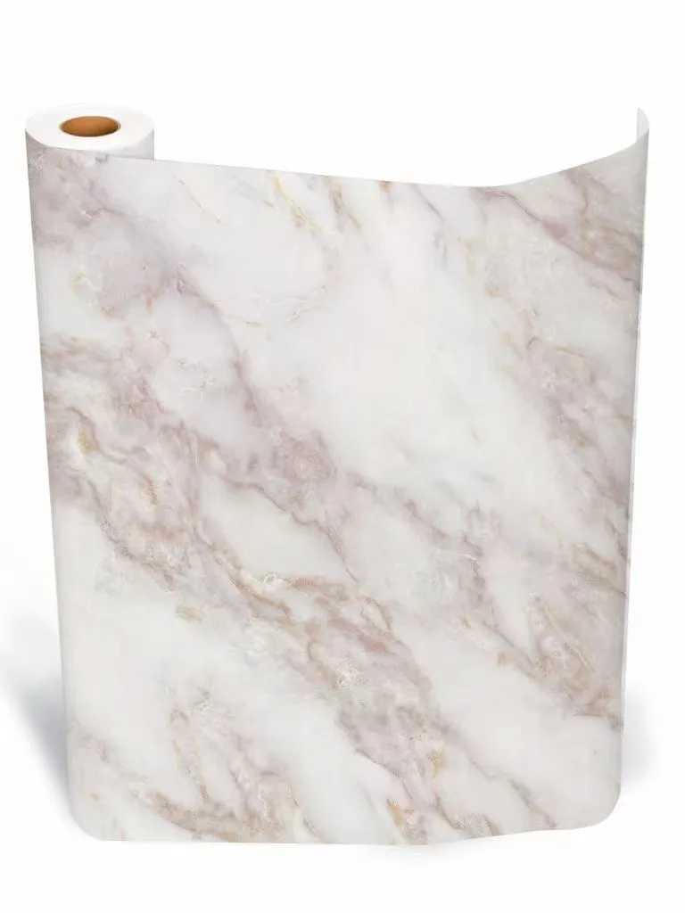 NEW White Matt Marble Gold Line Marble Waterproof Pvc Self Adhesive Marble Decorative Stickers  for Bathroom Kitchen Countertop detail 6