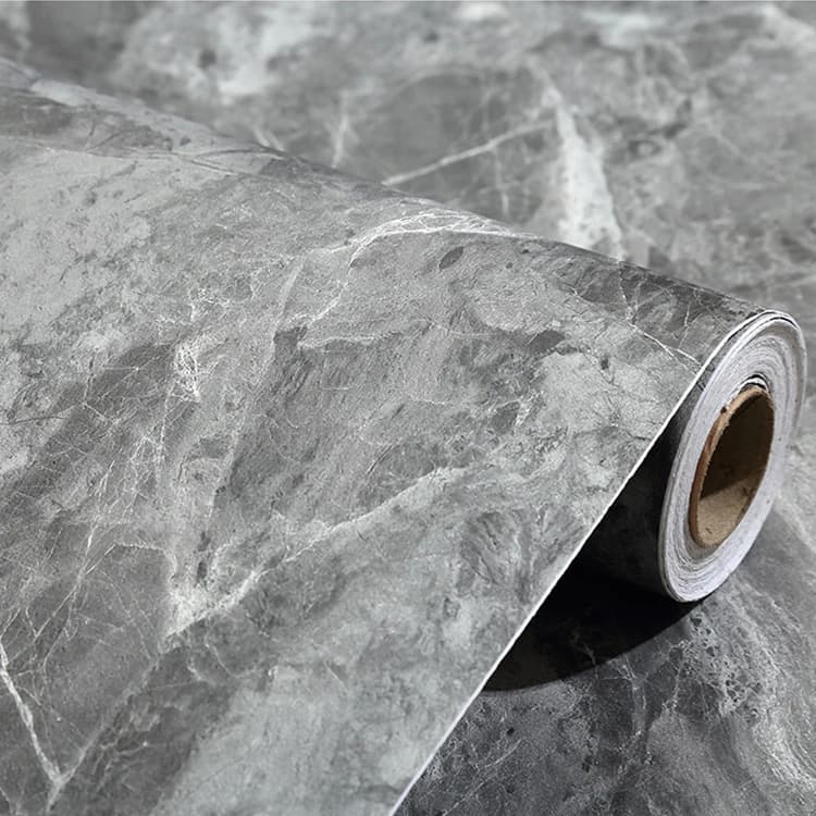 Grey Concrete Textured Wall Paper Vinyl Cement Peel and Stick Wallpaper Adhesive Marble Contact Paper for Living Room Bedroom detail 6